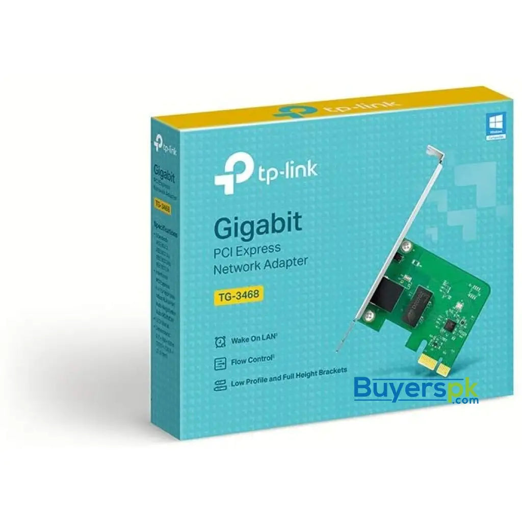 Tp-link Tg-3468 Gigabit Ethernet Pci Express Network Adapter - Wifi Price in Pakistan Tp-link Tg-3468 Gigabit Ethernet Pci Express Network Adapter - Wifi Price in Pakistan